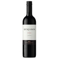 A bottle of Benjamin Malbec wine from Nieto Senetiner, featuring a dark glass bottle with a black cap and a white label with black and red text.