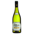 A bottle of Cape Heights Chardonnay from Western Cape, featuring a vibrant yellow-green glass bottle with a black screw cap and a cream-coloured label.