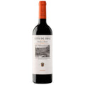A bottle of Coto de Imaz Reserva red wine with a dark glass body, a white label with black and orange text, and an orange foil capsule at the neck, shown on a plain white background.