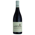 A bottle of Domaine Chante Cigale Châteauneuf-du-Pape red wine, featuring a dark glass bottle with a cream-coloured label and a light grey capsule, set against a plain white background.
