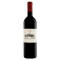 A bottle of Domaine de Tourelles red wine, featuring a dark glass bottle with a cream-coloured label and a red foil capsule at the top, set against a plain white background.