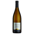 A half bottle of Michel Girard Sancerre white wine. It has a silver and blue label with a black foil capsule