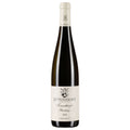 A bottle of Donnhoff Tonschiefer Dry Slate Riesling, with a white label with black writing