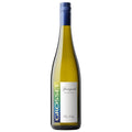 A bottle of Grosset Springvale Riesling white wine. It shows a tall green bottle with a white label and a blue screw cap.