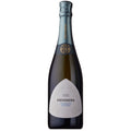 A magnum of Henners Classic Cuvee sparkling wine. It has a white triangular label with a metallic foil capsule. All set on a white background.