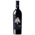 A bottle of Juan Gil Blue Label red wine with a dark navy blue label featuring a white tree illustration and the Juan Gil brand name, set against a plain white background.