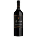 A bottle of Le Riche Reserve Cabernet Sauvignon red wine, featuring a black glass bottle with a black label and gold accents, set against a plain white background.
