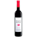 A bottle of Macia Batle Anada red wine from Spain. It has a white label and red foil capsule. It is all set on a white background.