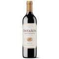 A bottle of Ontanon Gran Reserva Rioja red wine, featuring a dark glass bottle with a gold foil capsule and a cream-coloured label with elegant typography.