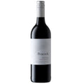 A bottle of Peacock Wild Ferment Cabernet Sauvignon red wine, featuring a dark glass bottle, a white label with a subtle feather graphic, and a silver screw cap, set against a plain white background.