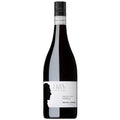 A bottle of Peter Lehmann Hill & Valley Shiraz. It has a white label with the profile of the winemaker to one side. It has a black and silver screw cap.