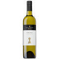 A bottle of Peter Lehmann Semillon white wine, featuring a black and white label with a gold chess piece graphic, set against a plain white background.