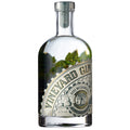 A bottle of Rude Mechanicals Vineyard Gin with a detailed vintage-style label, shown on a clean white background.