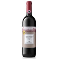 A bottle of San Felice Classico Chianti red wine, featuring a dark glass bottle with a deep red wax seal and a beige label with a castle illustration.