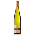 A bottle of Turckheim Riesling Reserve, featuring a pale yellow-green glass bottle with a gold foil top and a cream and black label.