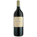 A magnum of Valenciso Reserva Rioja red wine with a dark glass body, a beige label with blue lettering, and a gold foil neck wrap, set against a plain white background.