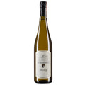 A bottle of Gunderioch Riesling white wine with a cream-colored label and a black screw cap, shown against a plain white background.